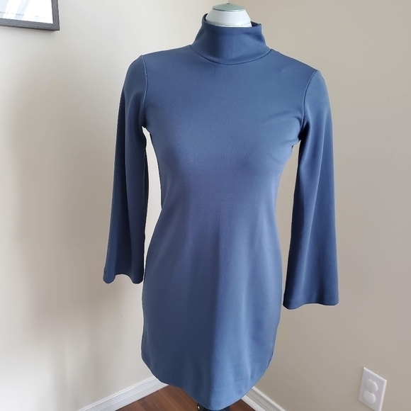 CLUB Monaco Ellaibellai Mock Neck A Line Knit Dress Size XS - Picture 2 of 8